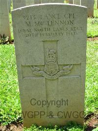 Dar Es Salaam War Cemetery - McLennon, M